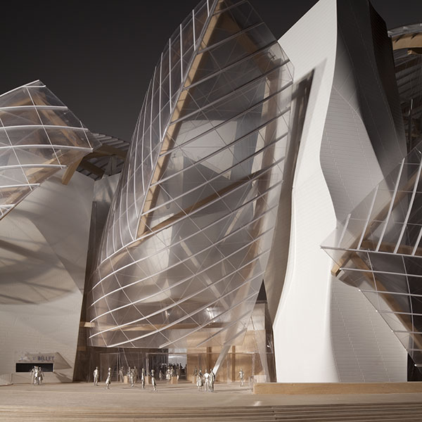 Fondation Louis Vuitton, maquette